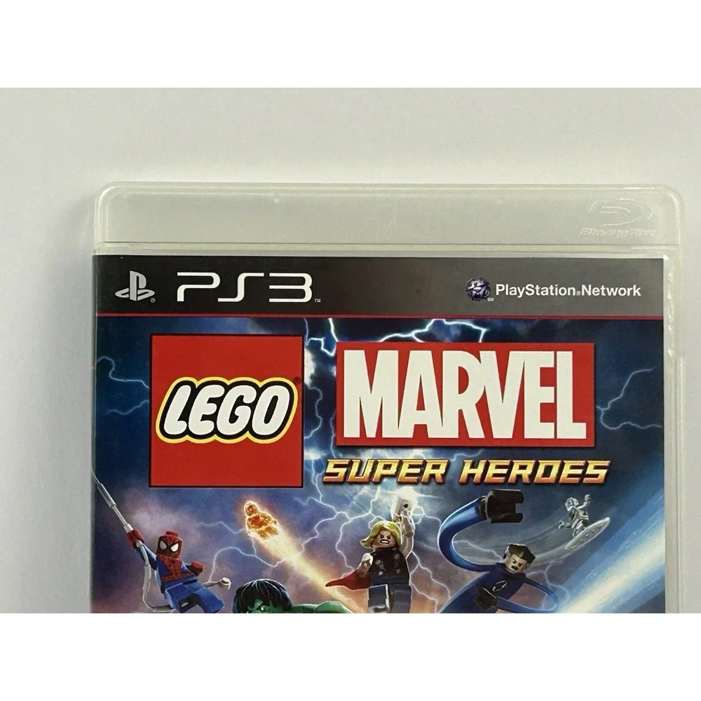 LEGO Marvel Super Heroes PS3 Game Complete CIB Disc Excellent Untested 2013